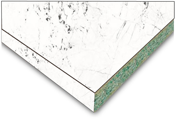 столешница White Marble 7402