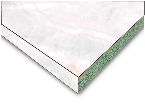 столешница 8054 R White-onyx