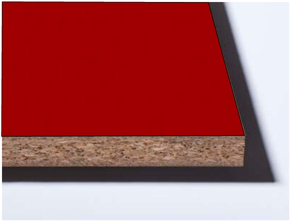 U311 Бургундский красный ЛДСП Эггер 2800х2070x18