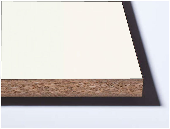 ЛДСП 2800х2070x10 Белый платиновый W980 SM Матовый шелк