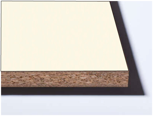 ЛДСП 2800х2070x10 W990 Белый кристалл ST7 Изысканный мягкий жемчуг