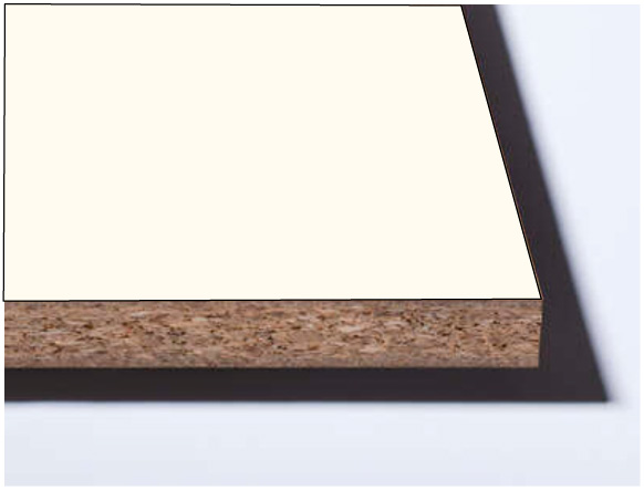 ЛДСП 2800х2070x10 Белый платиновый W980 ST7 Изысканный мягкий жемчуг