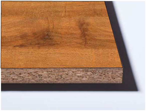 ЛДСП 2800х2070x8 H1344 Дуб Шерман коньяк коричневый