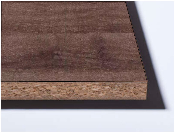 ЛДСП 2800х2070x8 H1346  Дуб Шерман антрацит