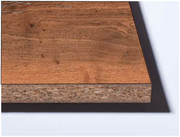 ЛДСП 2800х2070x8 H3176 Дуб Галифакс олово