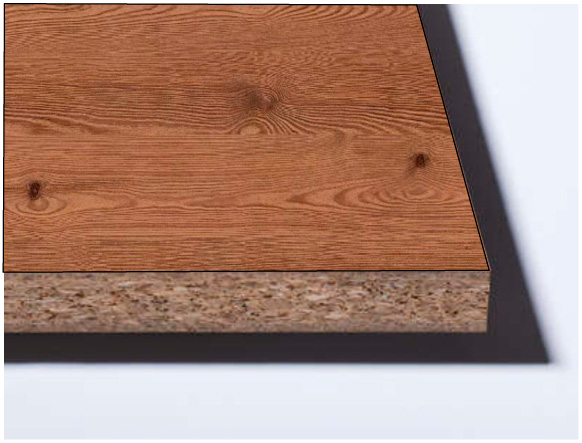 ЛДСП 2800х2070x8 H3408  Лиственница горная коричневая термо