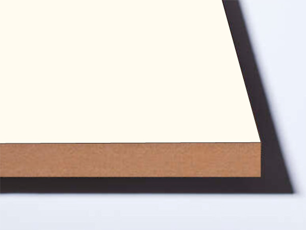 ЛМДФ 2800х2070x19мм, декор: Белый платиновый W980