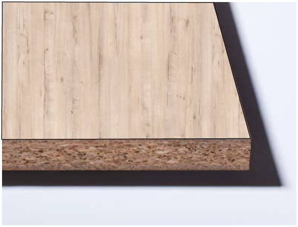 ЛДСП 2750х1830x16мм, декор: Дуб Бунратти светлый D4068 SE/OW