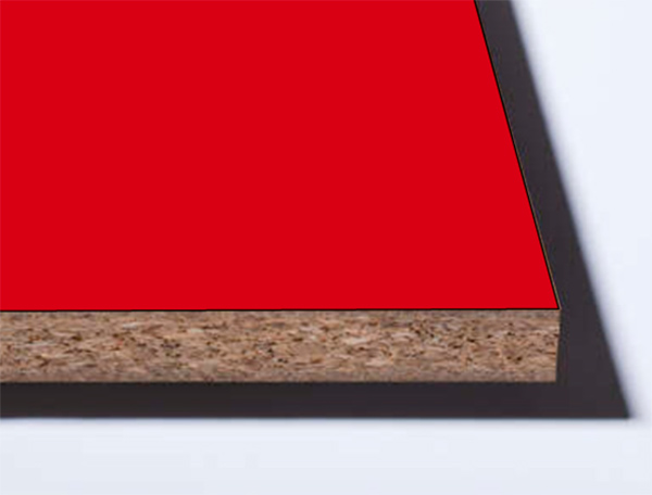 ЛДСП 2800х2070x8мм, декор: U323 Ярко-красный