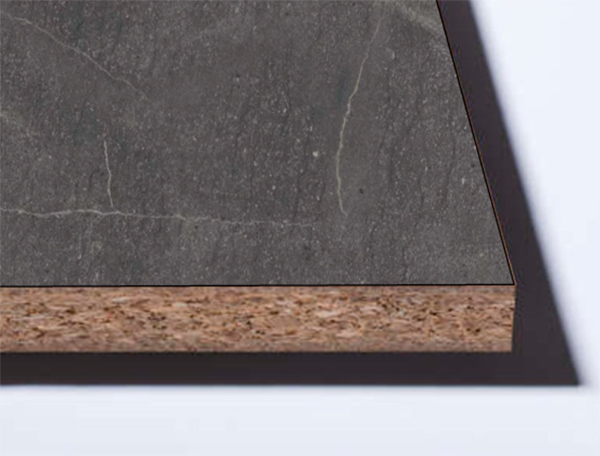 ЛДСП 2800х2070x8мм, декор: F244  Мрамор Кандела антрацит